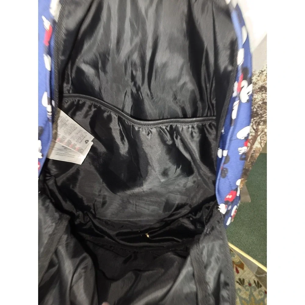 Disney Store Mickey Mouse Adult Blue Backpack Laptop Bag All Over Mickey Print